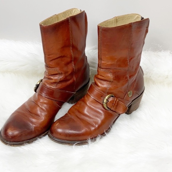 Anthropologie Shoes - Anthropologie Area Forte Leather Moto boot 38.5